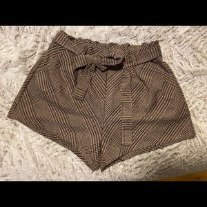Plaid Workwear Shorts